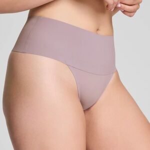 2 pairs of brand new SPANXsupersmooth 
Undie-tectable Thongs - in Smoke sz. 2X